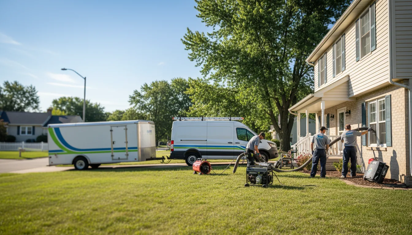 Flooded Basement Restoration And Cleanup With Repair in Kalamazoo, MI near me